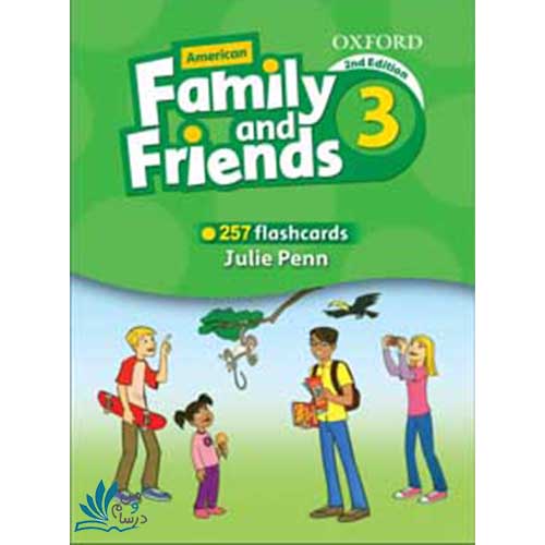 خرید فلش کارت 3 family and friends